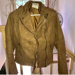 Abercrombie and Fitch suede jacket
